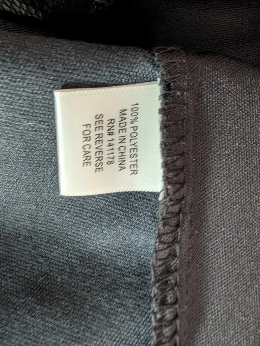 Strapless Black Textured Faux-Leather Camisole - Picture 4 of 6